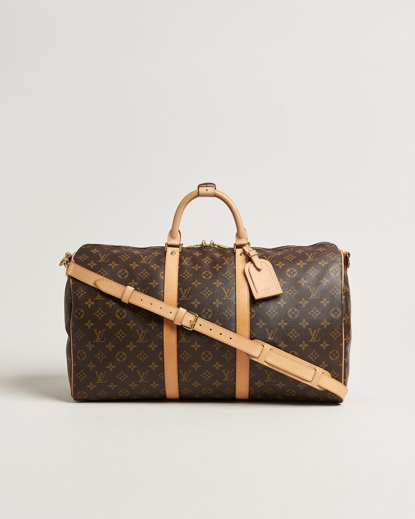 Louis Vuitton Pre-Owned Keepall 50 Bandoulière Monogram – Bruin