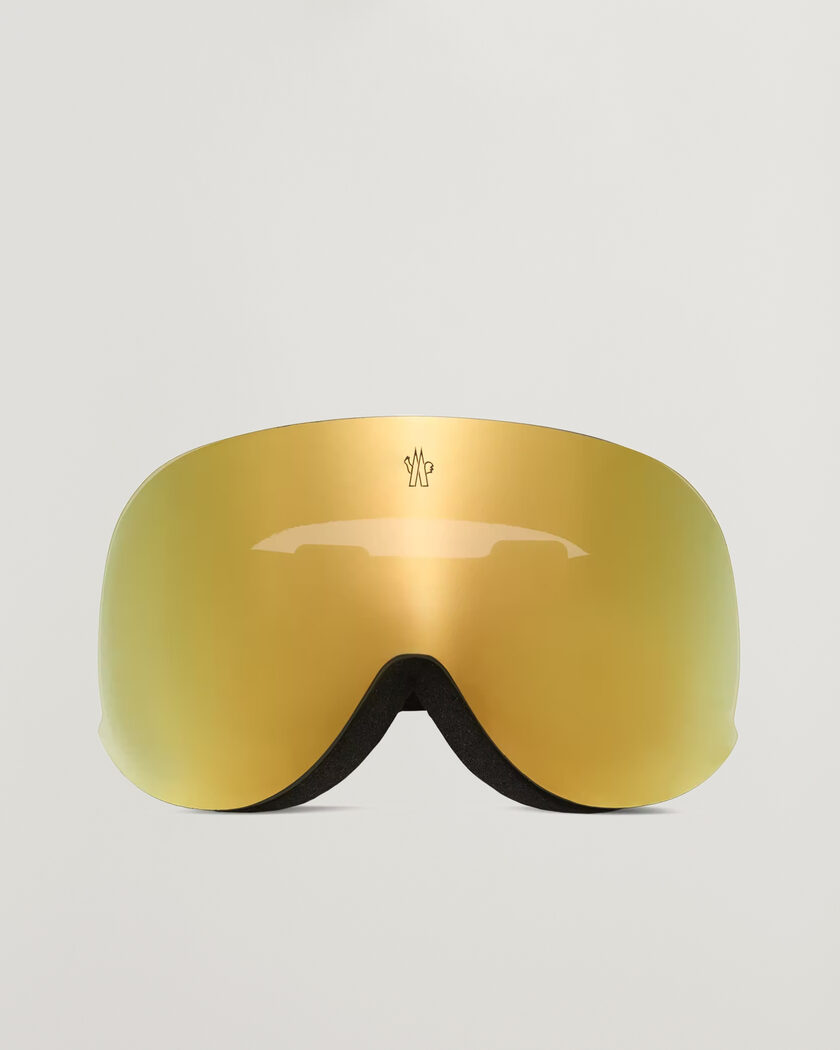 Moncler Lunettes Snowflare Ski Googles Black/Gold – Zwart