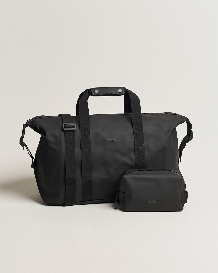 RAINS Hilo Weekendbag & Washbag Black – Noir