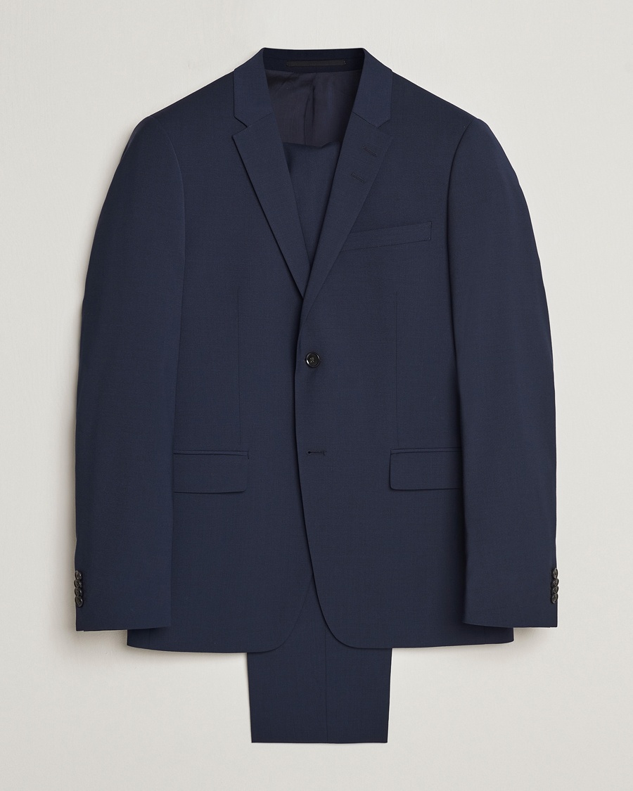Homme | | Tiger of Sweden | Jerretts Wool Travel Suit Royal Blue