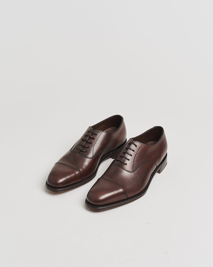 Pre-owned Loake 1880 Aldwych Oxford Dark Brown Calf UK9,5 - EU43,5 – Marron