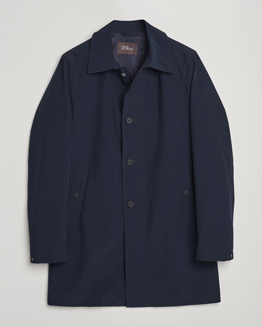 Pre-owned Oscar Jacobson Johnsson Coat Navy 50 – Blauw