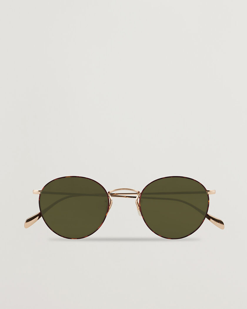 Pre-owned Oliver Peoples 0OV1186S Sunglasses Gold/Tortoise – Marron