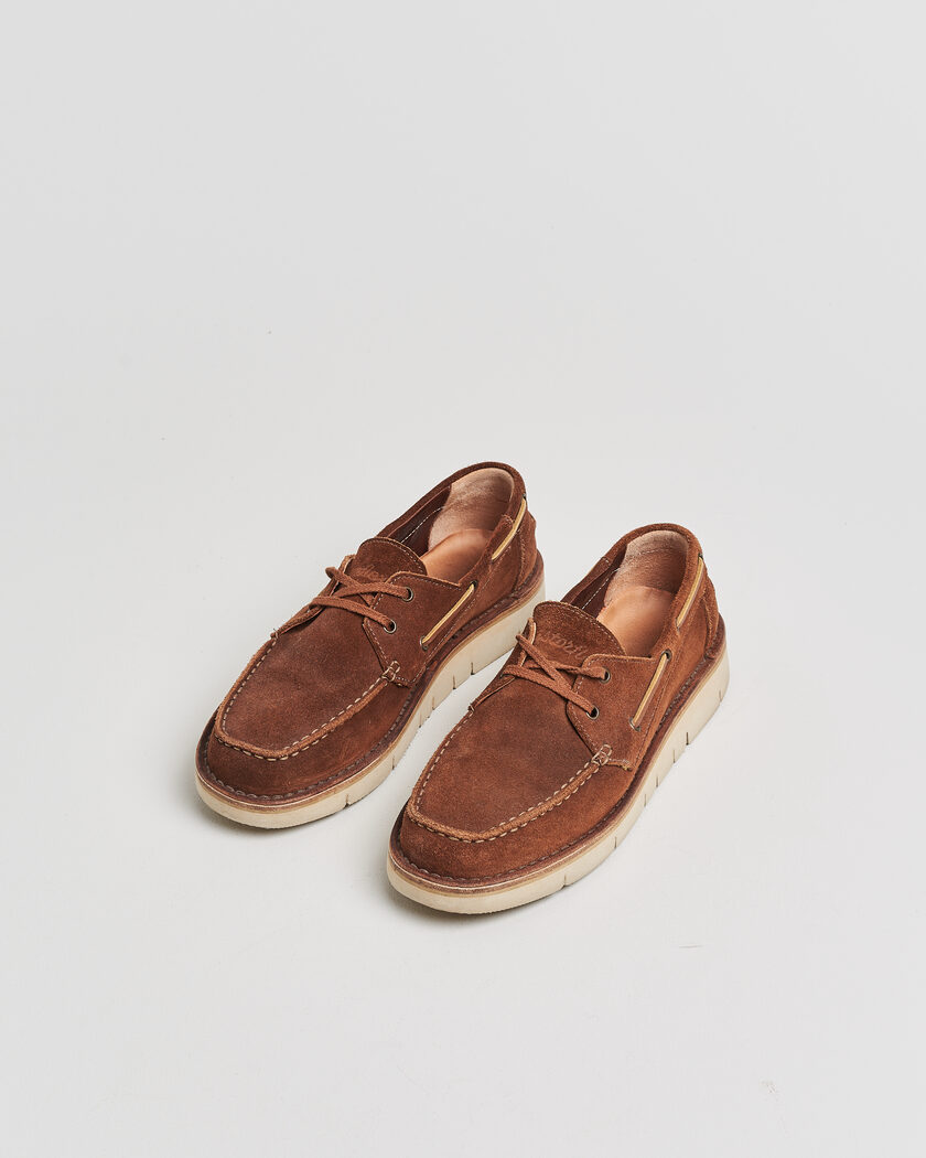 Pre-owned Astorflex Boatflex Moccasin Brown Suede 43 – Marron