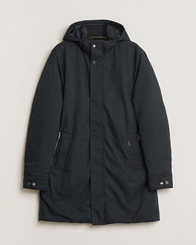 Pre-owned MooRER Vermont Waterproof Padded Parka Navy 52 – Blauw