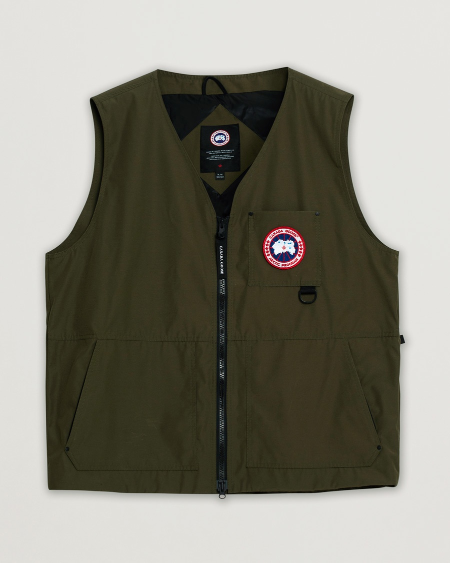 Pre-owned Canada Goose Canmore Vest Military Green – Groen