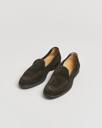 Pre-owned Myrqvist Brannö Loafers Dark Brown Suede 41 – Marron