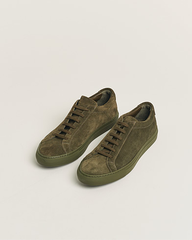 Pre-owned Common Projects Original Achilles Suede Sneaker Army Green 40 – Vert
