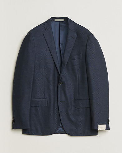 Pre-owned Corneliani Wool & Cashmere Blazer Navy 48 – Bleu