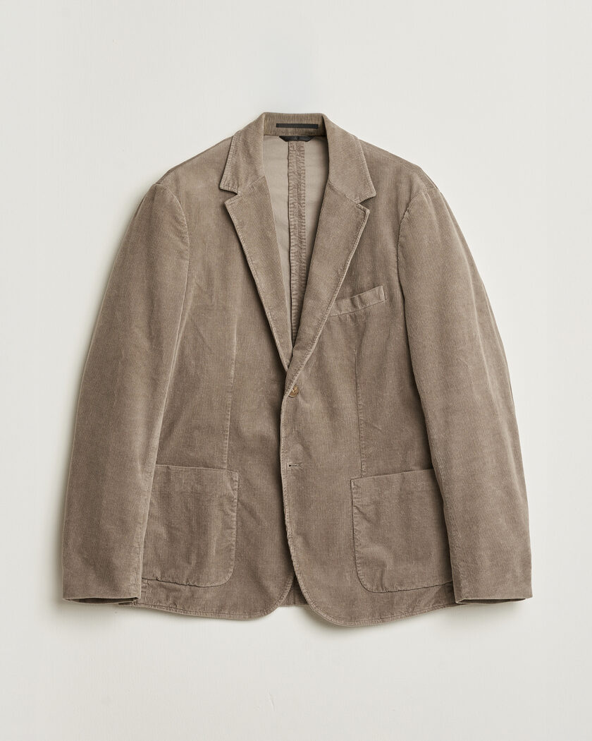 Pre-owned Sunspel Relaxed Corduroy Blazer Taupe UK42 - EU52 – Beige