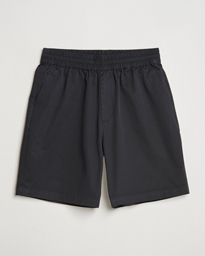  Stitch Embroidered Shorts Black