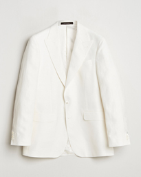  Faldo Diagonal Linen/Tencel Tuxedo White