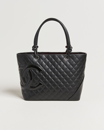  Cambon Ligne Tote Bag Medium Black 