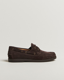  Deck Shoe Suede Chocolate Brown