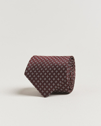  Silk Flower 8cm Tie Wine