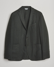  K Jacket Wool Herringbone Blazer Hunting Green