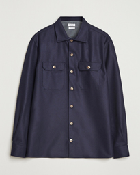  Double Pocket Overshirt Navy