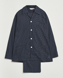  Printed Cotton Pyjama Set Navy
