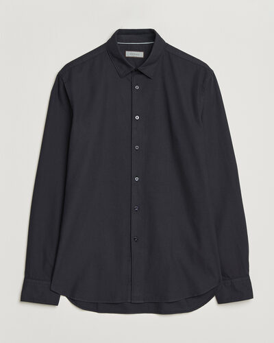 Canali Garment Dyed Cotton Shirt Navy