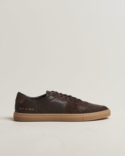 Common Projects Bball Duo Leather Sneaker Dark Brown