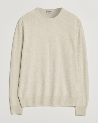 Morgano Wool/Cashmere Crewneck Beige 
