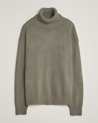 J.Lindeberg Eddy Wool/Cotton Knitted Turtleneck Brindle