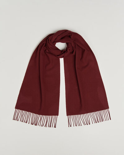 Gant Wool Scarf Deep Grape Wine