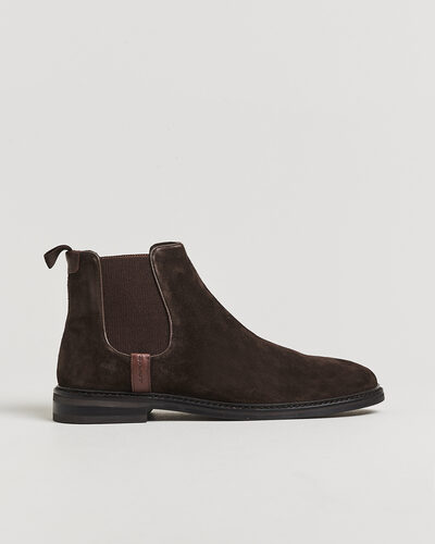 Gant Bidford Suede Chelsea Boot Dark Brown