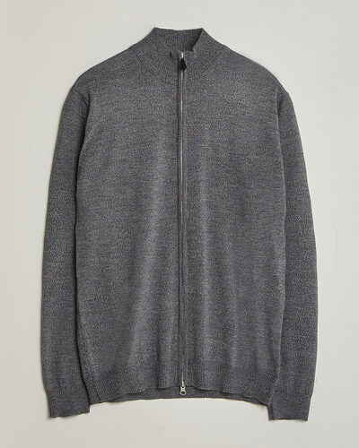 Stenströms Merino Full Zip Grey