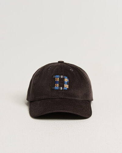 Drake's D 1977 Cord Baseball Cap Brown