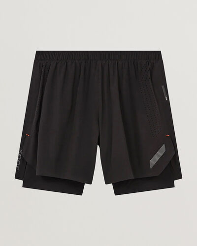 SOAR Running Dual Run Shorts Black