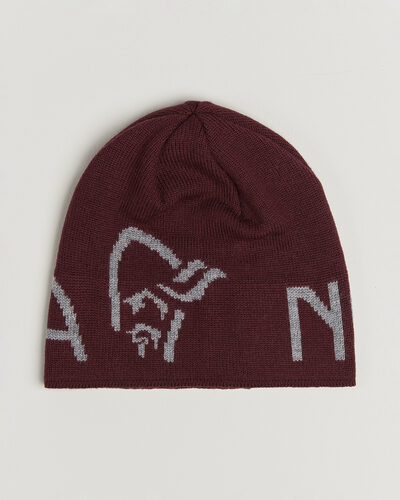 Norrøna Mid Merino Wool Logo Beanie Port