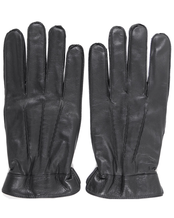Homme | Gents Glove Plain Black | Amanda Christensen | Gents Glove Plain Black