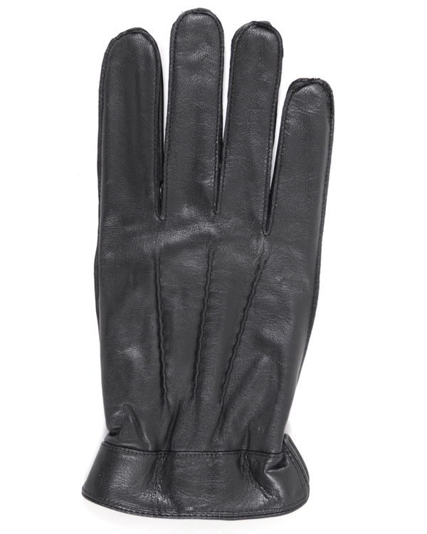 Homme | Gents Glove Plain Black | Amanda Christensen | Gents Glove Plain Black