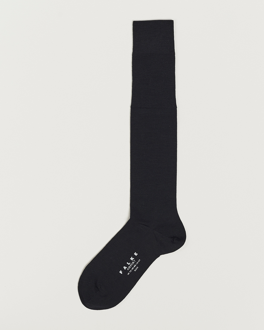 Homme | Sous-Vêtements Et Chaussettes | Falke | Airport Knee Socks Black
