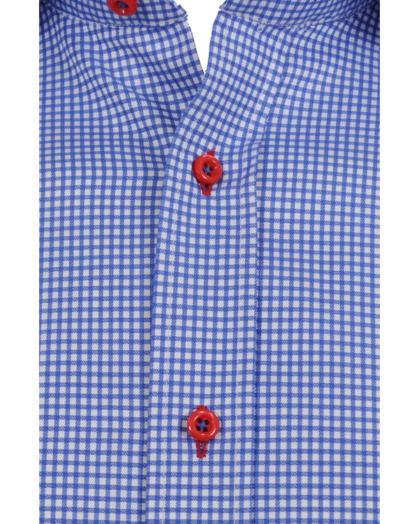Homme | Chemises | Oscar of Sweden | Skjorta Slim Fit Blå Ruta