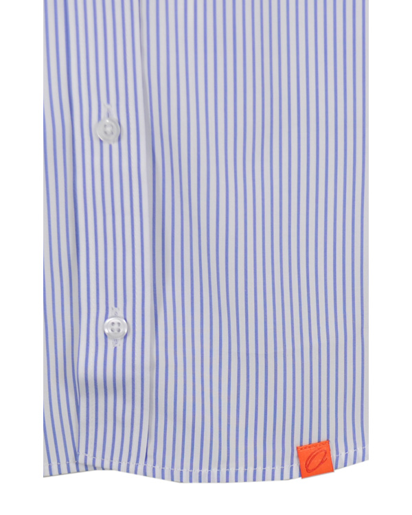 Heren | Overhemden | Oscar of Sweden | Slim Fit Skjorta Randig Blå