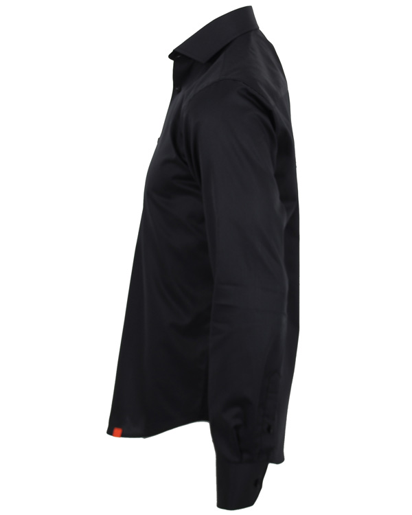 Homme | Chemises | Oscar of Sweden | Slim Fit Skjorta Svart