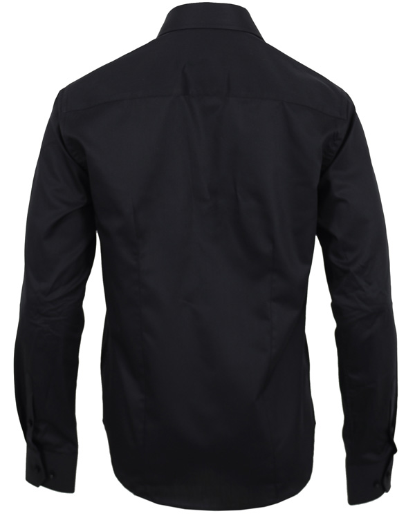 Homme | Chemises | Oscar of Sweden | Slim Fit Skjorta Svart