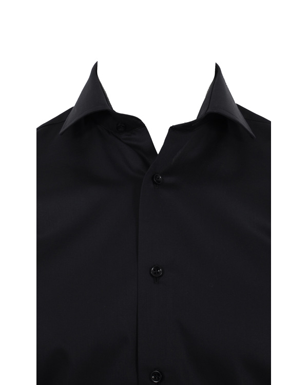 Homme | Chemises | Oscar of Sweden | Slim Fit Skjorta Svart