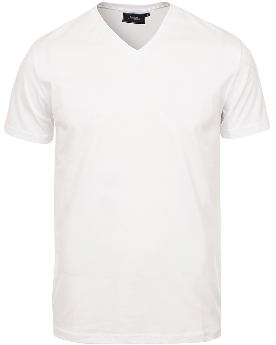 Homme | T-shirts | Boomerang | Jarl V-Neck T-Shirt White M
