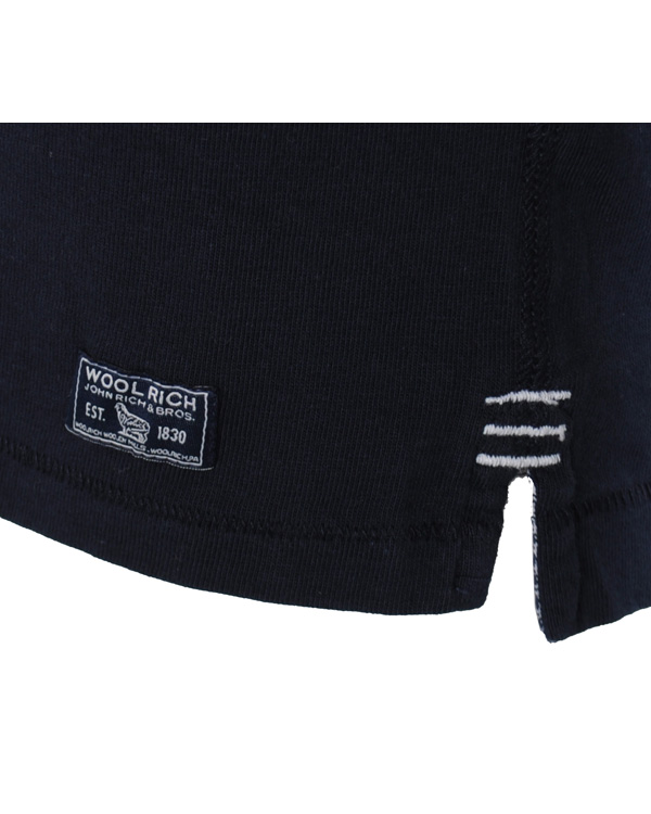 Homme | Pulls Et Tricots | Woolrich | Logo Rugby Navy