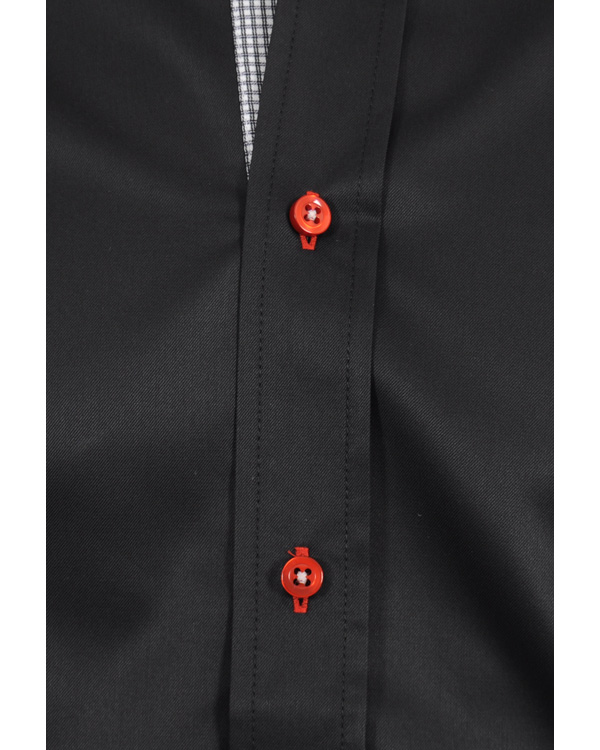 Homme | Chemises | Oscar of Sweden | Oscar Slim Fit Skjorta Svart Kontrast M
