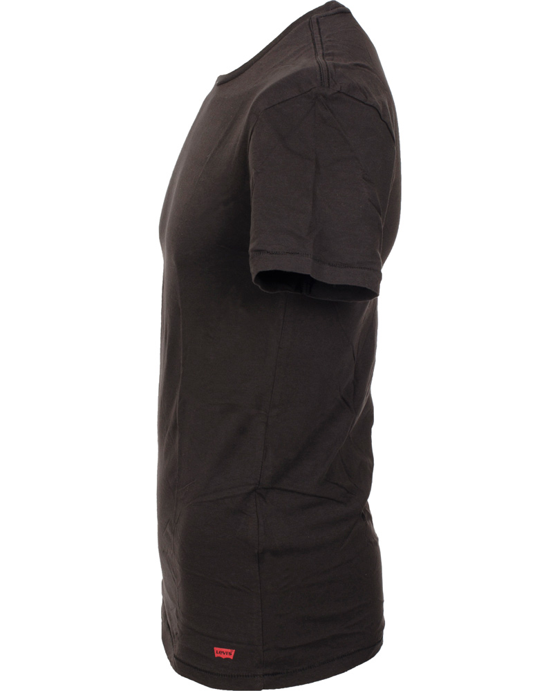 Homme | T-shirts | Levi's | Levis 2 Pack V Neck Tee Black