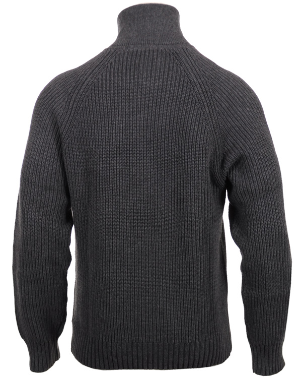 Homme | Pulls Et Tricots | Boomerang | Grinda Halfzip Raglan Sweater Grey Melange