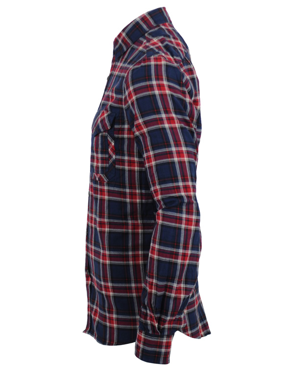 Homme | Chemises | Woolrich | Cabin Field Shirt Expedition Red
