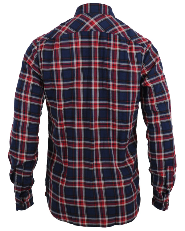 Homme | Chemises | Woolrich | Cabin Field Shirt Expedition Red