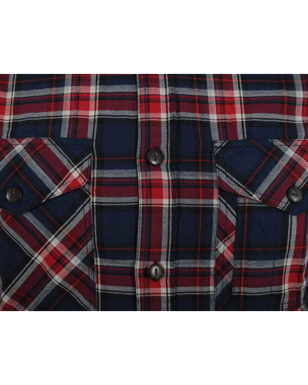 Homme | Chemises | Woolrich | Cabin Field Shirt Expedition Red