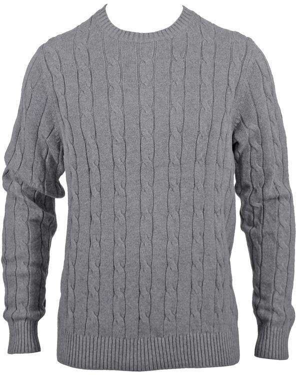 Heren | Truien | Tommy Hilfiger | Classic Cable C-Nk Cf Silver Fog