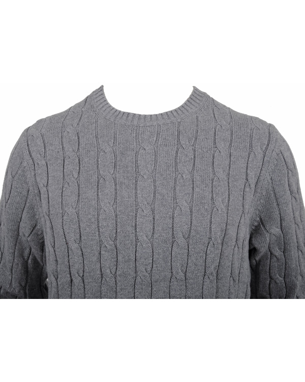 Heren | Truien | Tommy Hilfiger | Classic Cable C-Nk Cf Silver Fog